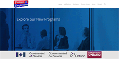 Desktop Screenshot of partnersinemployment.on.ca